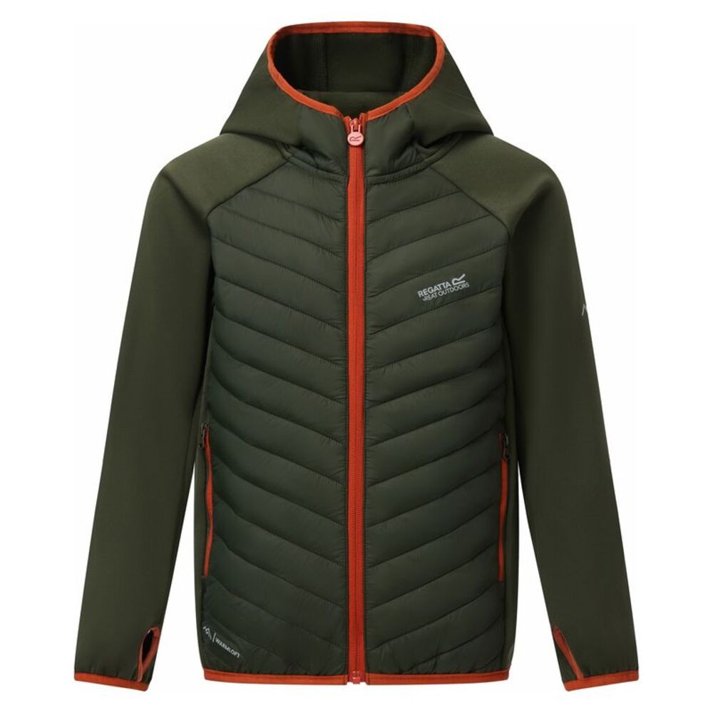 Regatta Childrens/Kids Andreson Hybrid Padded Jacket / Dark Khaki